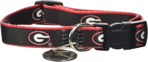 Vista 26 de Collar de perro de NCAA. PREMIUM cuello ajustable Collar de perros – Fútbol/Baloncesto para perros & gatos. Durable Collar de mascota de deportes