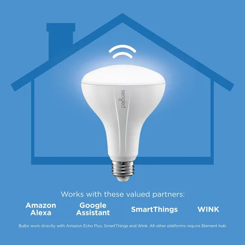 Vista 2 de Sengled - Bombilla inteligente, requiere hub Zigbee, bombilla de luz inteligente compatible con Alexa, Google Home, SmartThings, Homekit y Siri