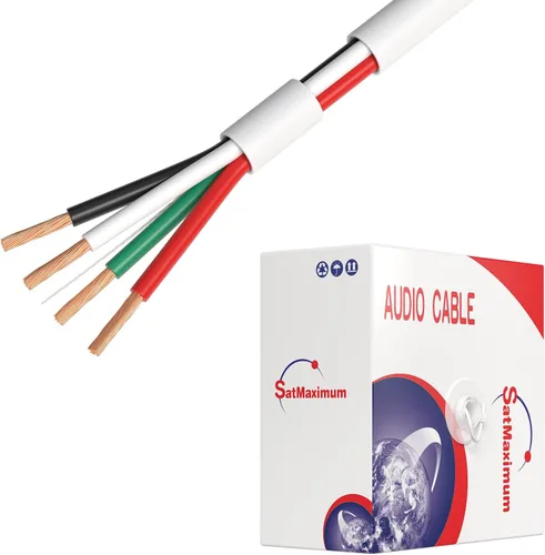 Vista 9 de Cables Direct Online Cable de altavoz 16/2 de 50 pies con clasificación CL2 para interiores de bajo voltaje de aluminio recubierto de cobre (CCA)
