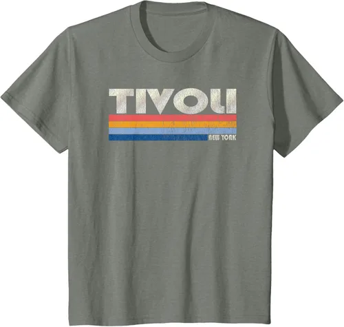 Vista 78 de Camiseta vintage de los años 80 estilo Tivoli NY