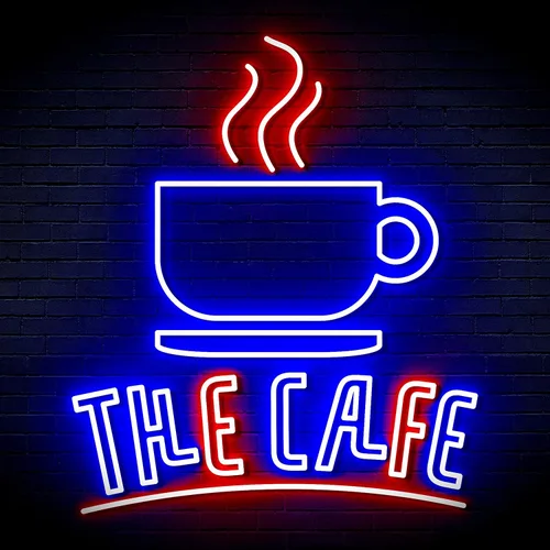 Vista 8 de ADVPRO Coffee – The Cafe Extra-Large Ultra-Bright LED Neon Sign - Blue & Red - st16s54-fn-j0026-br