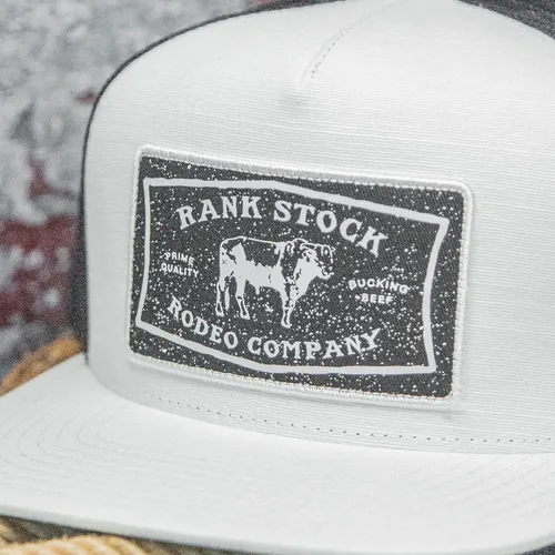 Vista 5 de HOOEY Rank Stock Gorra de camionero ajustable con malla trasera