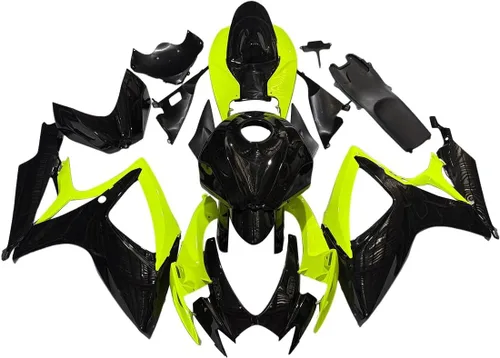Vista 16 de Kit de Carenado Verde Militar de Inyección ABS Apto para 2006 2007 Suzuki GSXR600 GSXR750 K6 06 07 GSX-R600 GSX-R750 2006-2007 Conjunto