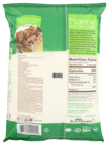 Vista 2 de Zulka - Morena Pure Cane Sugar (2 unidades)