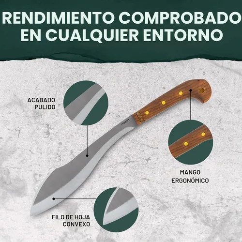 Vista 4 de Condor Tool & Knife Outdoor Machete with Walnut Handle