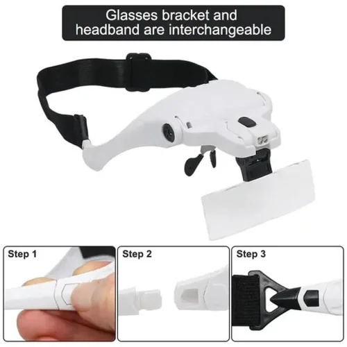 Vista 3 de Gafas Lupa Con Lentes Intercambiables