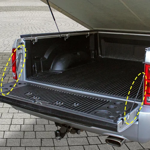 Vista 3 de X AUTOHAUX 1 Unidades Soporte de elevación de choque para portón trasero para Isuzu D-max 2012-2019