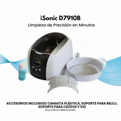 Vista 2 de iSonic - Limpiadores ultrasónicos D7910B, modelos personales