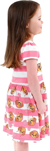 Vista 3 de Paw Patrol Vestido Vestido de algodón suave para niñas Vestidos Skye