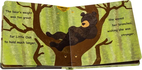 Vista 3 de Mary Meyer Libro de tablero de cuentos para bebés y niños pequeños, 8 x 8 pulgadas, amigos de dinosaurios