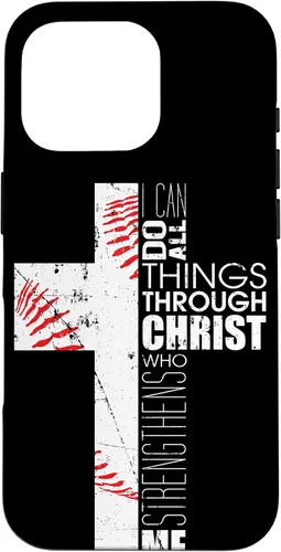 Vista 20 de Fundas de teléfono de béisbol para adolescentes y niños, entrenadores, cristianos, cruz, regalos para iPhone 17