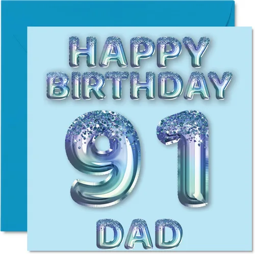 Vista 82 de Stuff4 Tarjeta de primer cumpleaños para niños, globo de fiesta con purpurina azul, tarjetas de feliz cumpleaños para niño de 1 año, nieto, hijo, 57