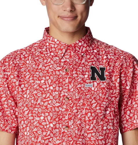 Vista 4 de Columbia Camisa Collegiate Super Slack Tide para hombre