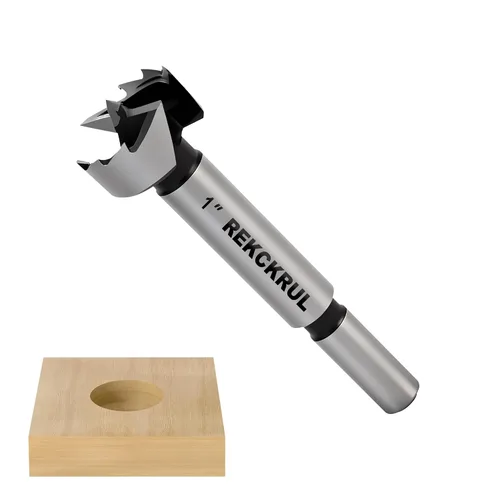 Vista 17 de Broca Forstner de 3 pulgadas, broca Forstner de 3 pulgadas para carpintería, cortador de bisagra para madera dura, madera contrachapada, plástico
