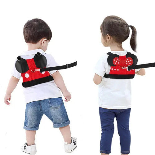 Vista 2 de Lehoo Castle Correa para caminar para niños pequeños + diseño de bloqueo de llave antipérdida de muñeca, correa de bebé 3 en 1 para niños pequeños