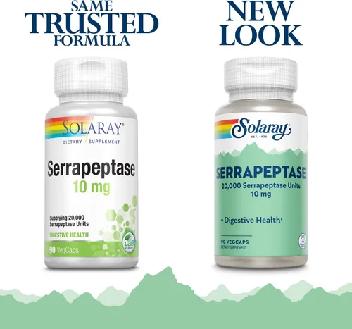 Vista 2 de SOLARAY Serrapeptasa 10 mg VCaps 90