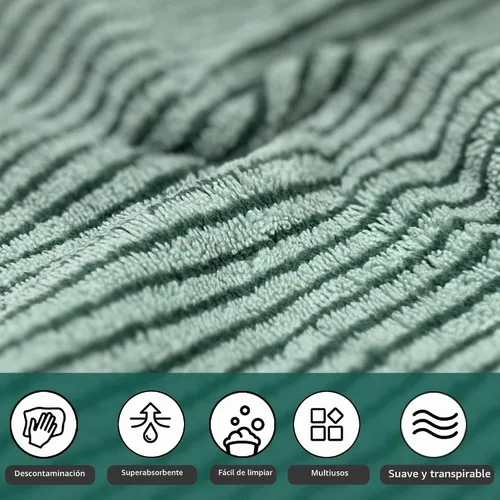 Vista 3 de Toallas de microfibra de 12 x 12 pulgadas, paquete de 10 toallas de limpieza altamente absorbentes, paño de microfibra para lavar platos, automóvil