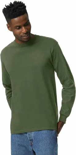 Vista 178 de Gildan - Camiseta de manga larga de algodón ultra estilo G2400 para adultos, paquete múltiple