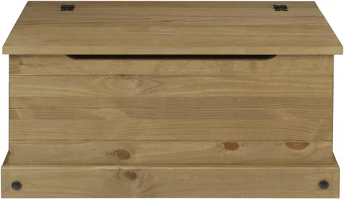 Vista 3 de Tronco de almacenamiento de madera Corona otomana Muebles Dash