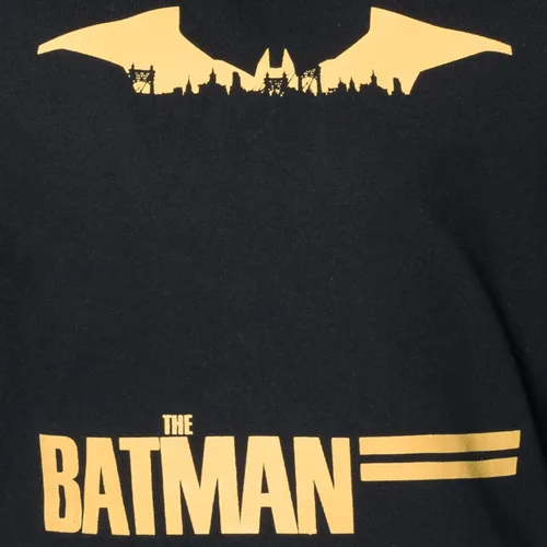 Vista 4 de DC Comics Paquete de 2 camisetas de Batman de la Liga de la Justicia para niños pequeños y grandes