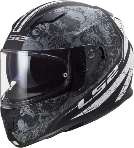 Vista 22 de LS2 Casco integral Stream Street Casco Ninja Red Blue