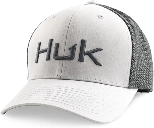 Vista 27 de HUK - Gorra de camionero de malla para hombre con cierre a presión Gorra de pesca antirreflectante