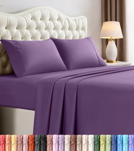 Vista 16 de Utopia Bedding - Juego de sábanas de microfibra cepillada, resistente al encogimiento y a la decoloración, de fácil cuidado, 3 piezas, tamaño Beige