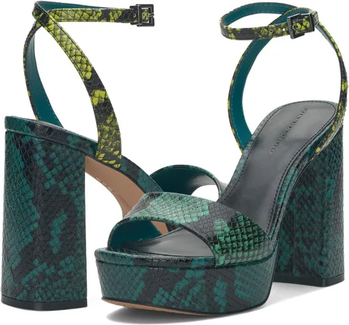 Vista 5 de Vince Camuto Sandalias de tacón con plataforma colgante para mujer