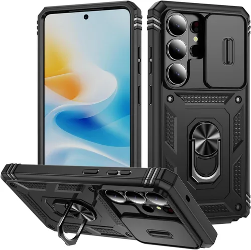 Vista 22 de Funda para Galaxy Note 20 Ultra, a prueba de golpes, resistente a los impactos con cubierta protectora de lente deslizante para Samsung Galaxy Note