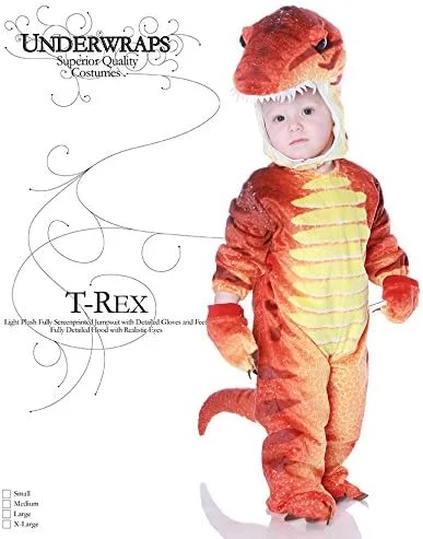 Vista 3 de T-Rex bebé Costume