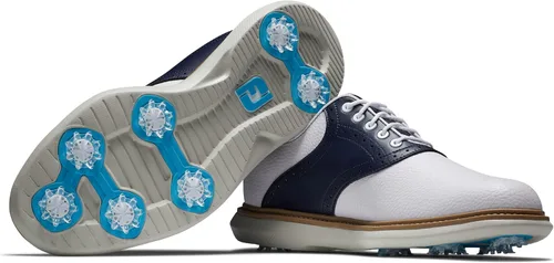 Vista 6 de FootJoy Zapatos de golf para hombre, BlancoAzul