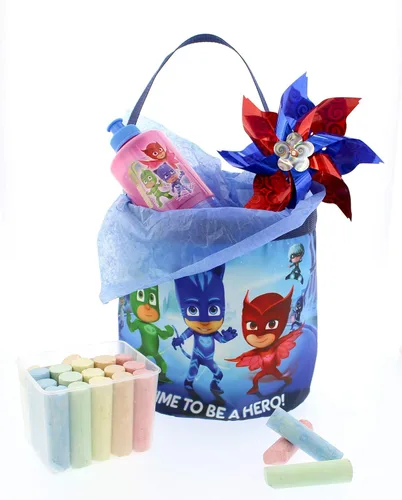 Vista 6 de PJ Masks - Cesta de regalo plegable de nailon para niños y niñas