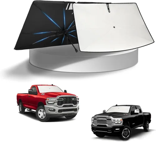 Vista 53 de KUST - Parasol plegable para parabrisas para BMW X1 E84, accesorios 2011 2012 2013 2014 2015, protector de visera de sol ajustable que bloquea