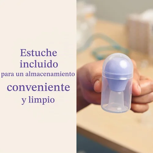 Vista 7 de Lansinoh LatchAssist Nipple Everter para lactancia con 2 tamaños de brida (19 mm y 24 mm) y estuche protector
