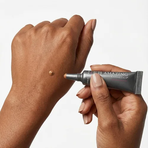 Vista 8 de AmazingCosmetics Corrector increíble, cobertura completa con cantidades de puntos, maquillaje corrector de larga duración para ojeras, manchas