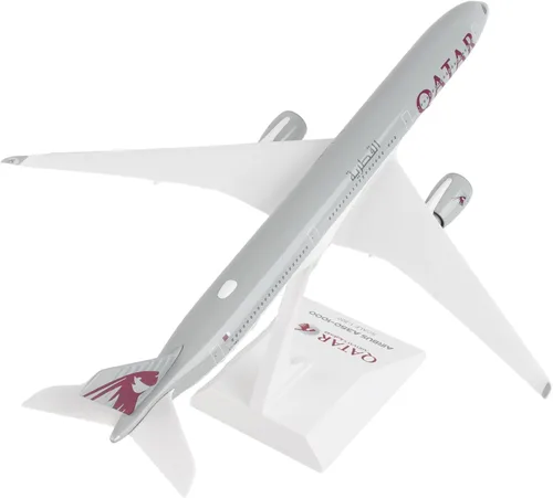 Vista 3 de Sky Marks Qatar Airways A350-1000 1/200 - Modelo de avión coleccionable