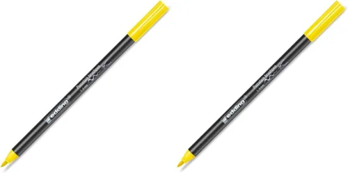 Vista 3 de edding 4200 Pincel 1-4 mm - Punta de fieltro para pintar y decorar cerámica, porcelana - Apto para lavavajillas - Tinta resistente a la luz - Secado
