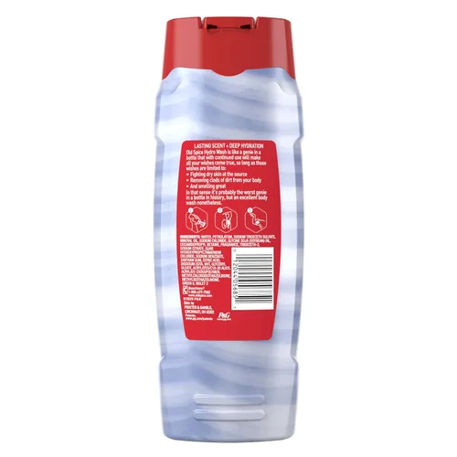 Vista 14 de Old Spice Gel de baño hidratante para hombres, Hydro Wash, aroma e hidratación profunda 2 en 1, ducha fresca 24/7, aroma capitán con niebla oceánica