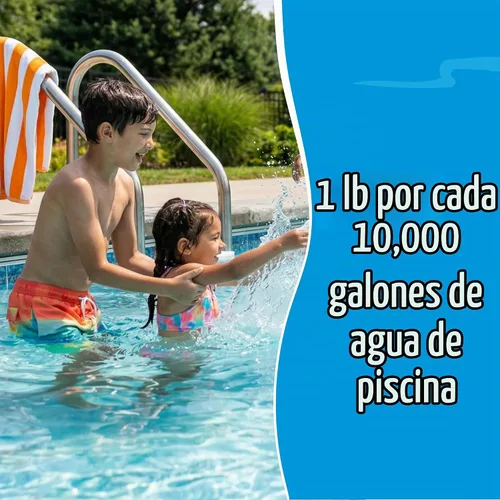 Vista 7 de Poolife Choque rápido para algas de piscina, bacterias, eliminación de contaminantes – Disolución rápida, hipoclorito de calcio sin CYA para agua