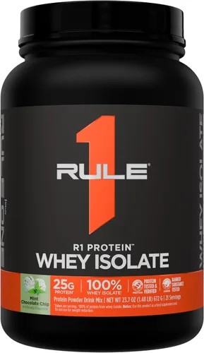 Vista 26 de Rule 1 Proteins R1 Protein Whey Isolate, crema de plátano, 23 porciones