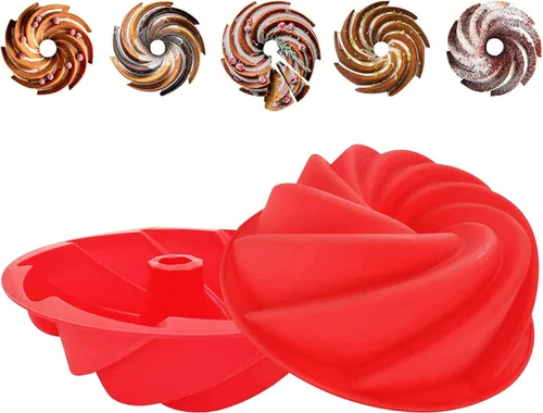 Vista 9 de Moldes de Tarta de Cumpleaños para Hornear Herramientas de Molde de Tarta de Silicona, Molde de Repostería Antiadherente Reutilizable y Duradero