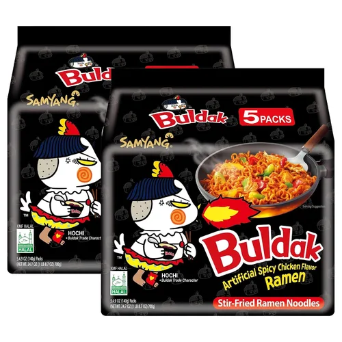 Vista 35 de Samyang - Ramen Buldak salteado, estilo coreano, sabor pollo picante, 4.94 onzas, 2 paquetes (paquete con 5 unidades)