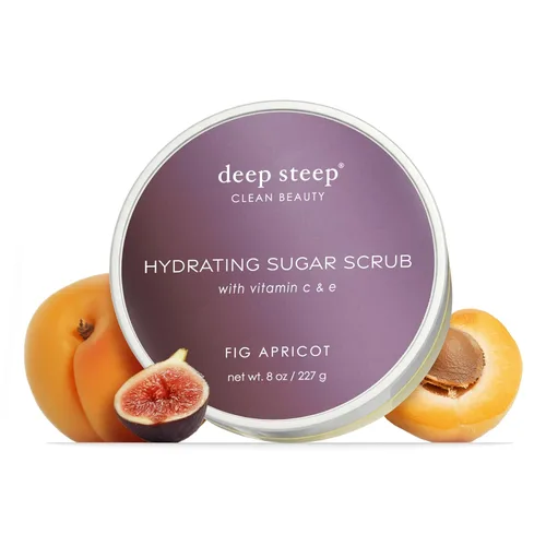 Vista 18 de Deep Steep Exfoliante de azúcar, vainilla de azúcar morena, 8 onzas, exfoliante corporal con aceite de coco orgánico, manteca de karité y aceite