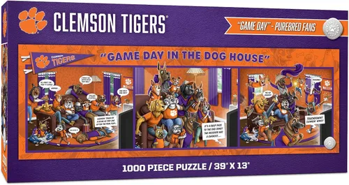 Vista 6 de YouTheFan NCAA Game Day in The Dog House - Rompecabezas de 1000 piezas