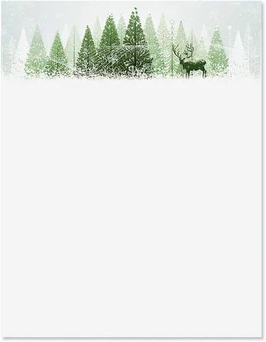 Vista 18 de Current - Papelería navideña de campanas plateadas, para cartas de Navidad o notas escritas a mano, 25 hojas, 8½ x 11 pulgadas, compatible con Bells