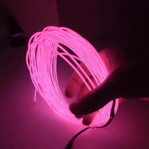 Vista 11 de Tira de luces LED de 360° – con opciones de alimentación de batería/USB – Luces LED flexibles para dormitorio, decoración del hogar, diseños