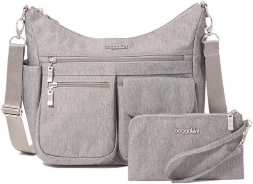 Vista 103 de Baggallini Modern Everywhere Crossbody Women 11x9x4.5 RFID Hobo Bag