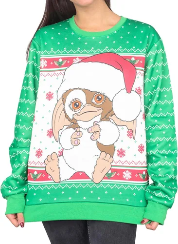 Vista 4 de Ripple Junction Gremlins Gizmo Santa Ugly Christmas Suéter