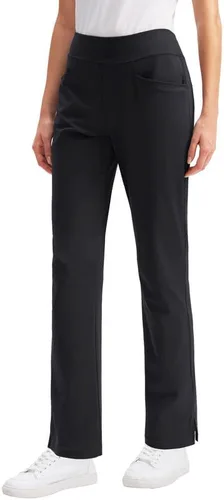 Vista 2 de SANTINY Women's Golf Pants with 3 Pockets Stretch High Waisted Pull on Pants for Women Travel Work Casual