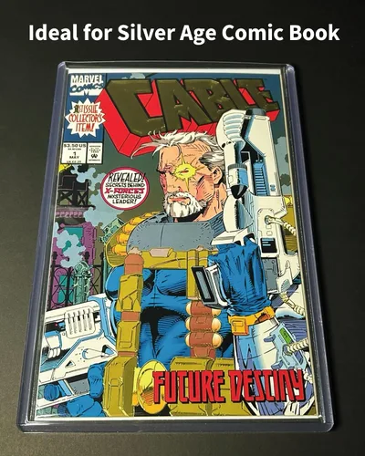 Vista 5 de Top Loaders para Cómics - Funda Protectora Rígida, Soporte Top Loader para Cómics de Silver Age y Current Comics, Paquete de 10